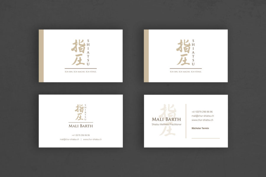 Visitenkarten Shiatsu-Praxis