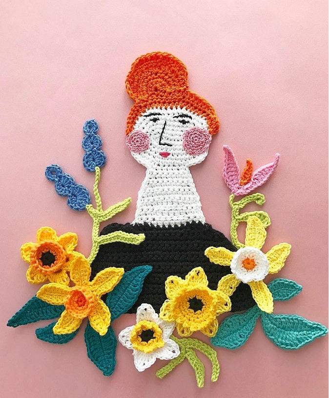 Tuija Heikkinen - Gehäkelte Bilder